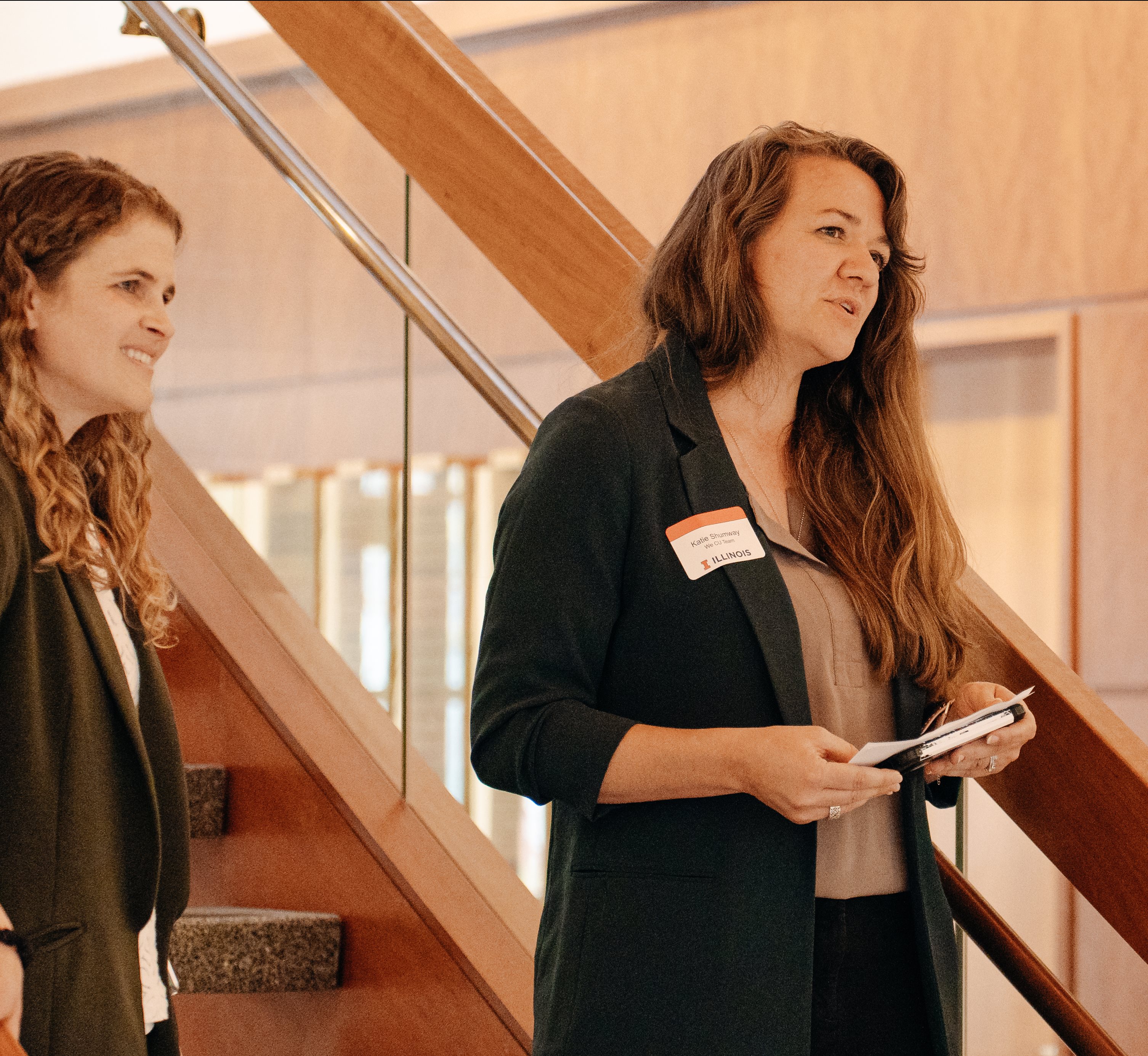 We CU Directors Emily Stone and Katie Shumway